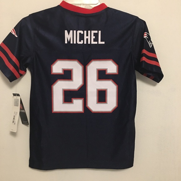 New England Patriots Jersey #26 Michel S 6-7 boys - Picture 1 of 11